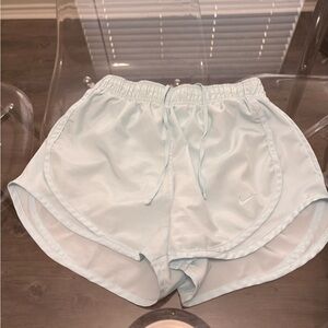 Nike Women's Light Blue Athletic Shorts